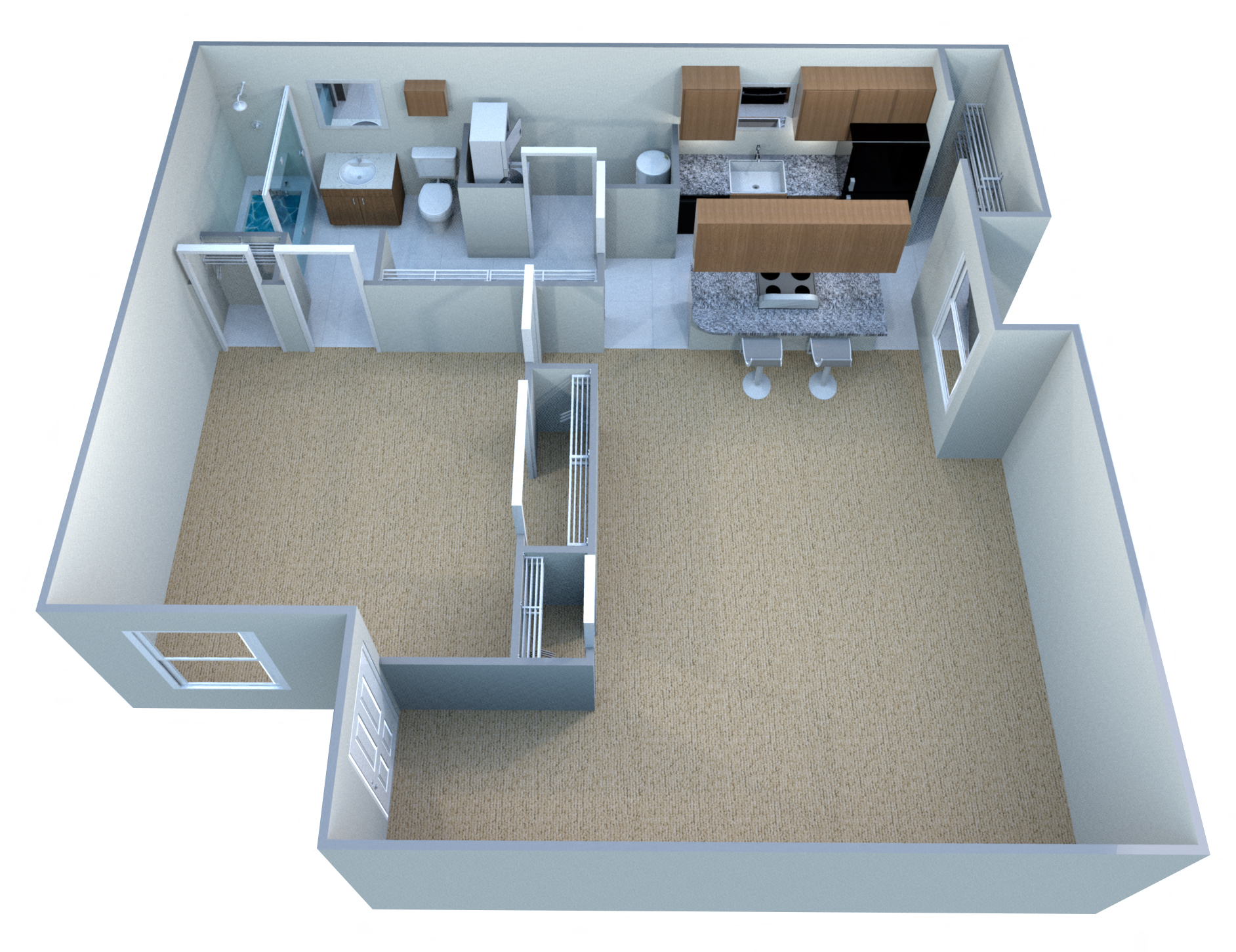 1819-1 S. B Street 1-2 Beds Apartment for Rent - Photo Gallery 10